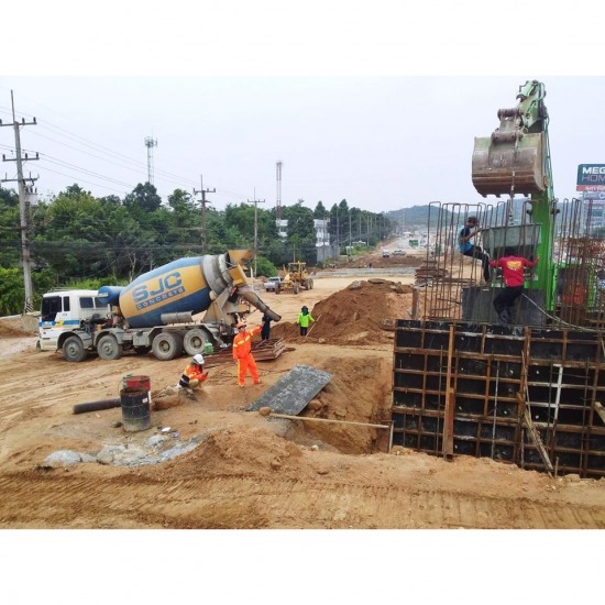 คอนกรีตเทเสาตอม่อ คอนกรีตเทเสาตอม่อ